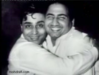 Mohd Rafi with Rajendra Kumar