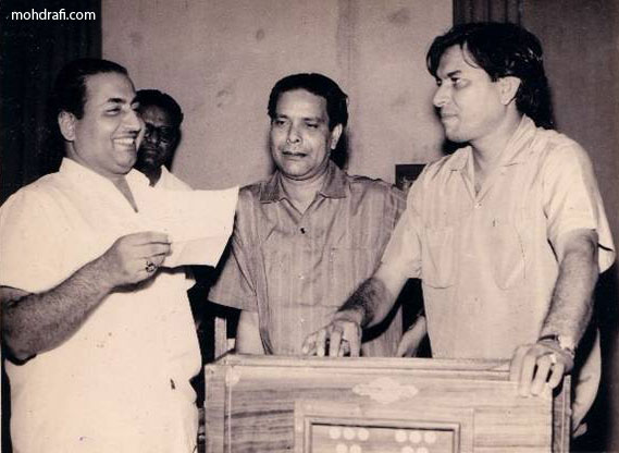 Mohd Rafi with Shakeel and Ravi