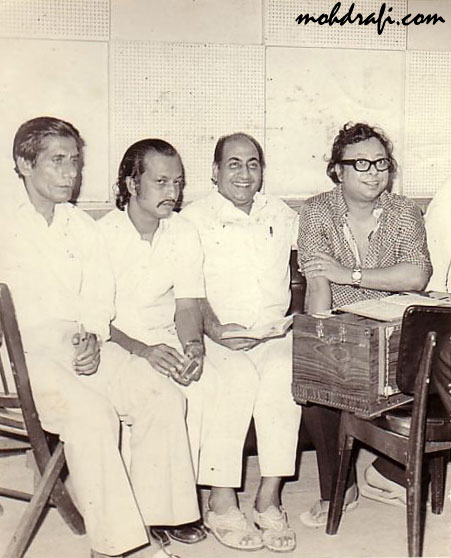 Mohd Rafi with R.D.Burman