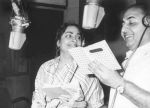 Mohd Rafi and Geeta Dutt recording a duet song 182508_516314928416827_1119345506_n.jpg