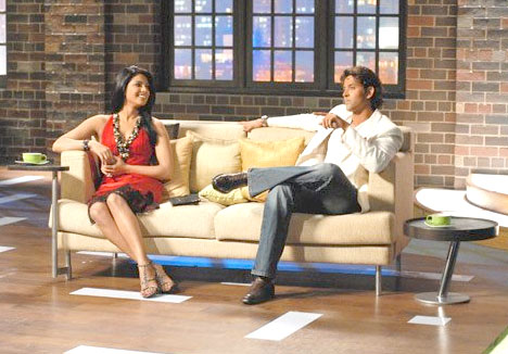 Priyanka Chopra and Hrithik Roshan in Koffee with Karan