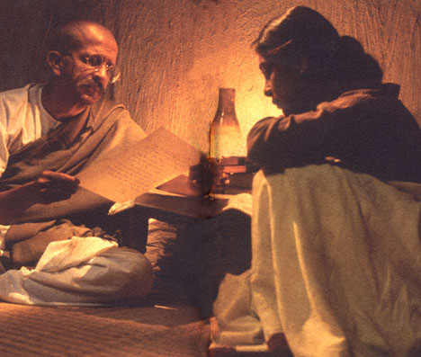 Darshan Jariwala and Shefali Chhaya in Gandhi, My Father