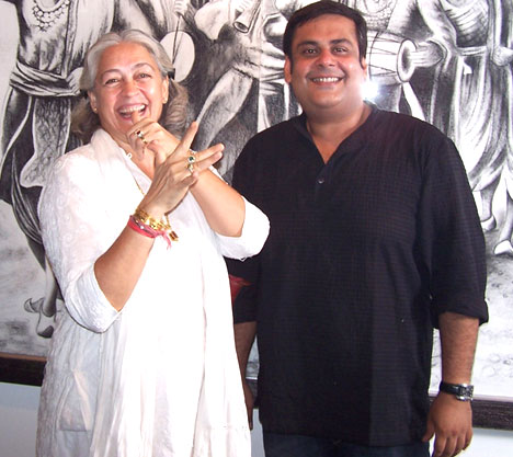 Rahul Mittra CEO Brandmsith with Nafisa Ali