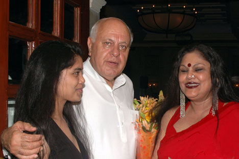 Ms. Sanchaita Gajpati Raju, Uma Gajpati Raju & Dr. Farooq Abdullah