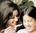 Sridevi with her daughter