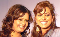 Japanese singer Ms. Twinkle Jaggy & Model Ritu cherishing after taking the awards for their performance at the Festival