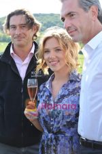 Scarlett Johansson, Daniel Lalonde and  Benoit Gouez at Moet Chandon event.JPG