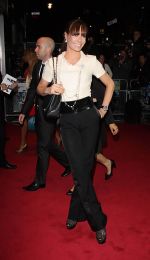 Tara Palmer-Tomkinson arrives to the UK Premiere of Demons Never Die in Odeon West End, Leicester Square on 10th October 2011 (1).jpg