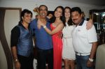 Rajeev Paul, Vindoo Dara Singh with wife along with Sana Khan Khan and Kapil Mehra Sana Khan_s birthday bash in Mumbai on 22nd Aug 2013.JPG