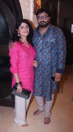 Babul Supriyo with wife at Bappi Lahiri_s Lakshmi Pooja at the Lahiri House in Juhu_5806261423b01.jpg